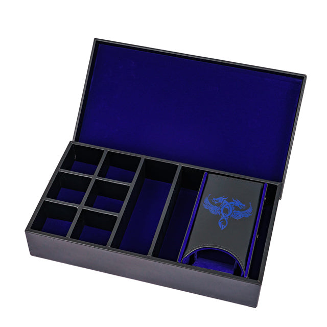 Twin Dragon Leather Dice Storage Box