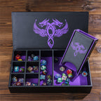 Twin Dragon Leather Dice Storage Box