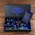 Twin Dragon Leather Dice Storage Box