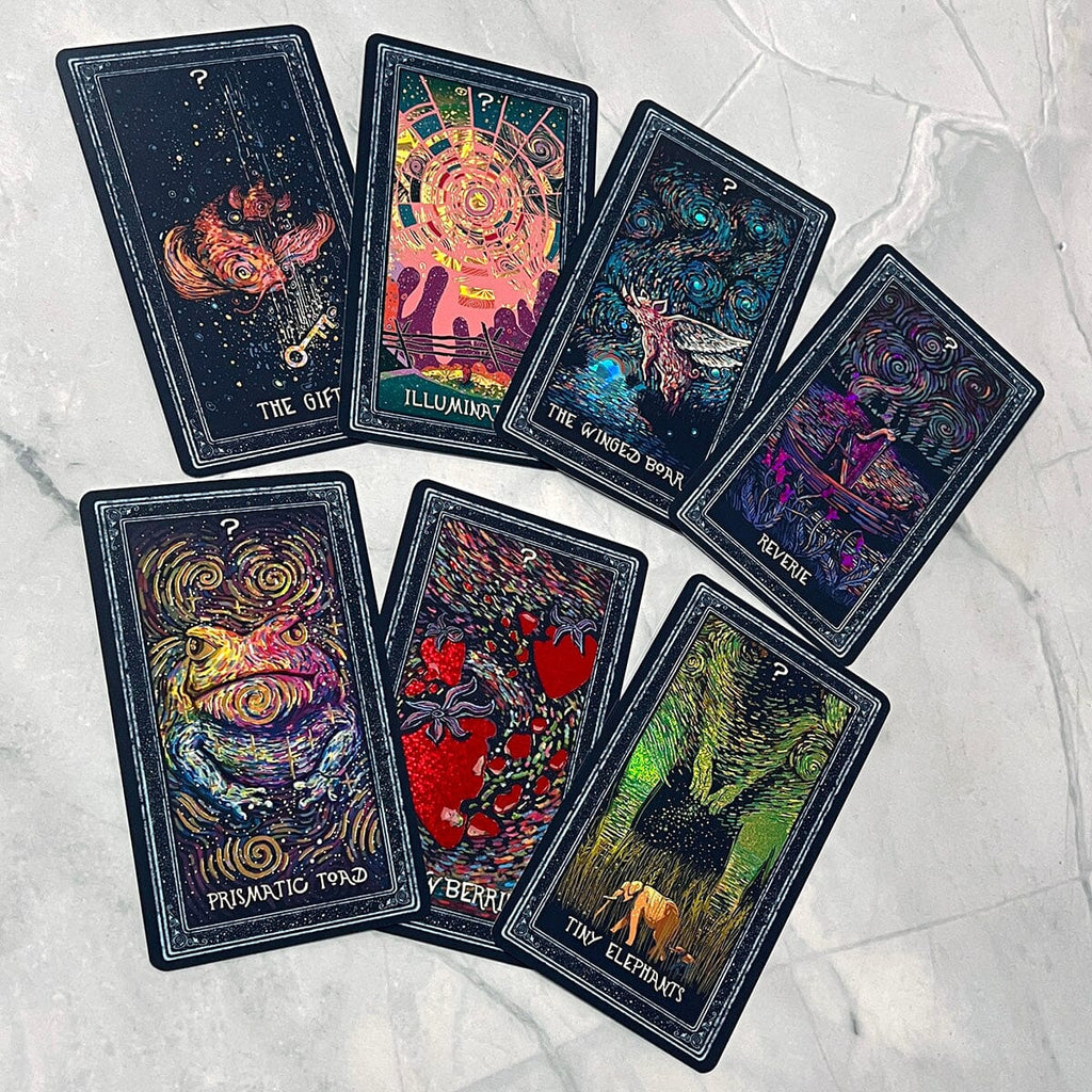 79th Mystery Cards from Gwinnieb Tarot (7 cards)