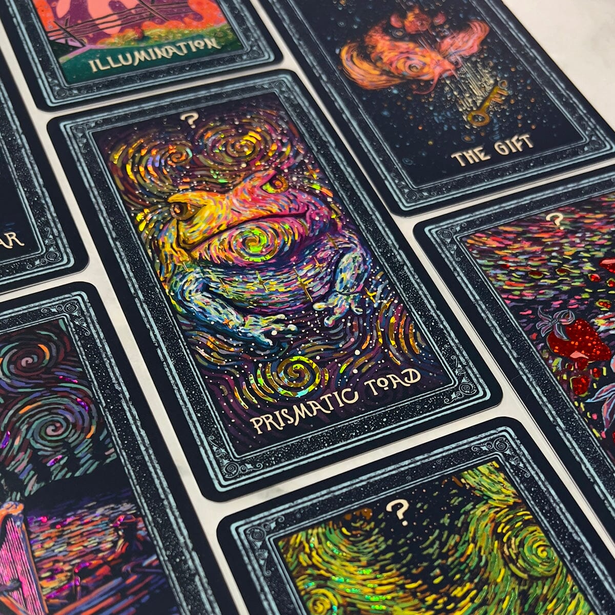 79th Mystery Cards from Gwinnieb Tarot (7 cards)