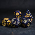 Celestial Palace · Starwish · Blue Sandstone Engraved Gemstone Dice Set
