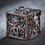 Cthulhu Gold Hollowed Metal Dice