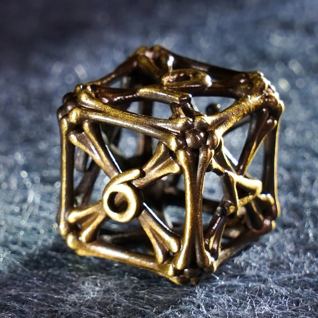 Bone King's Revelation · Necrotic Throne Hollow Metal Dice Set