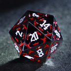 Thornbound Grove · Crimson Briar Solid Metal Dice Set