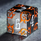 Thornbound Grove · Ember Briar Solid Metal Dice Set