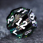 The Arcane · Ekko's Rewind Solid Metal Dice Set