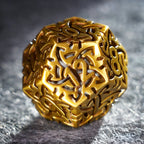 Golden Dominion · The Gilded Expanse Hollow Metal Dice Set