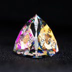 Life Is a Game Multi-faceted Prism Glass Engraved Dice Set