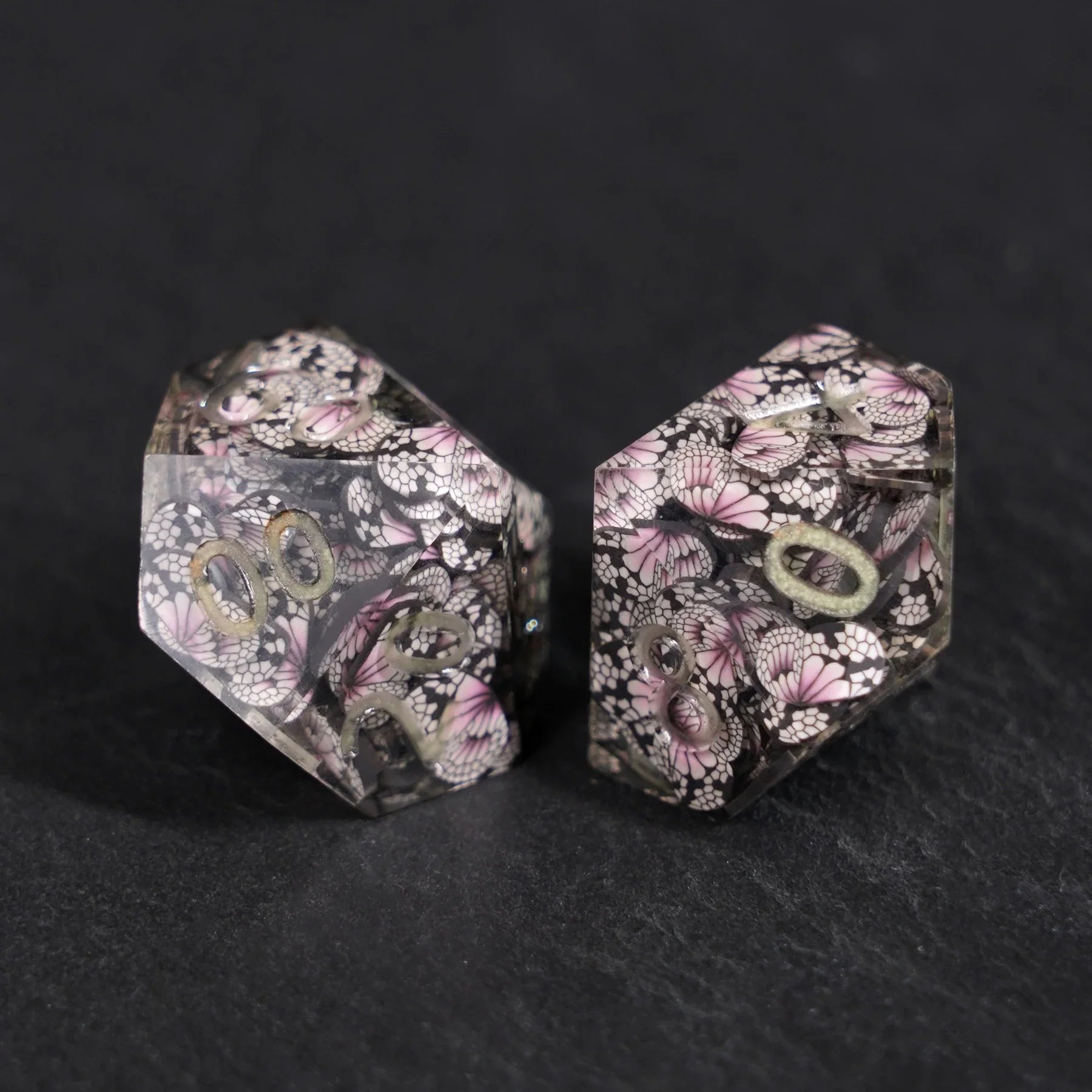 Moonflutter Resin Dice Set