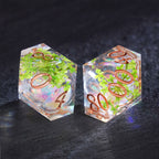 Verdant Tide Resin Dice Set