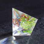 Verdant Tide Resin Dice Set