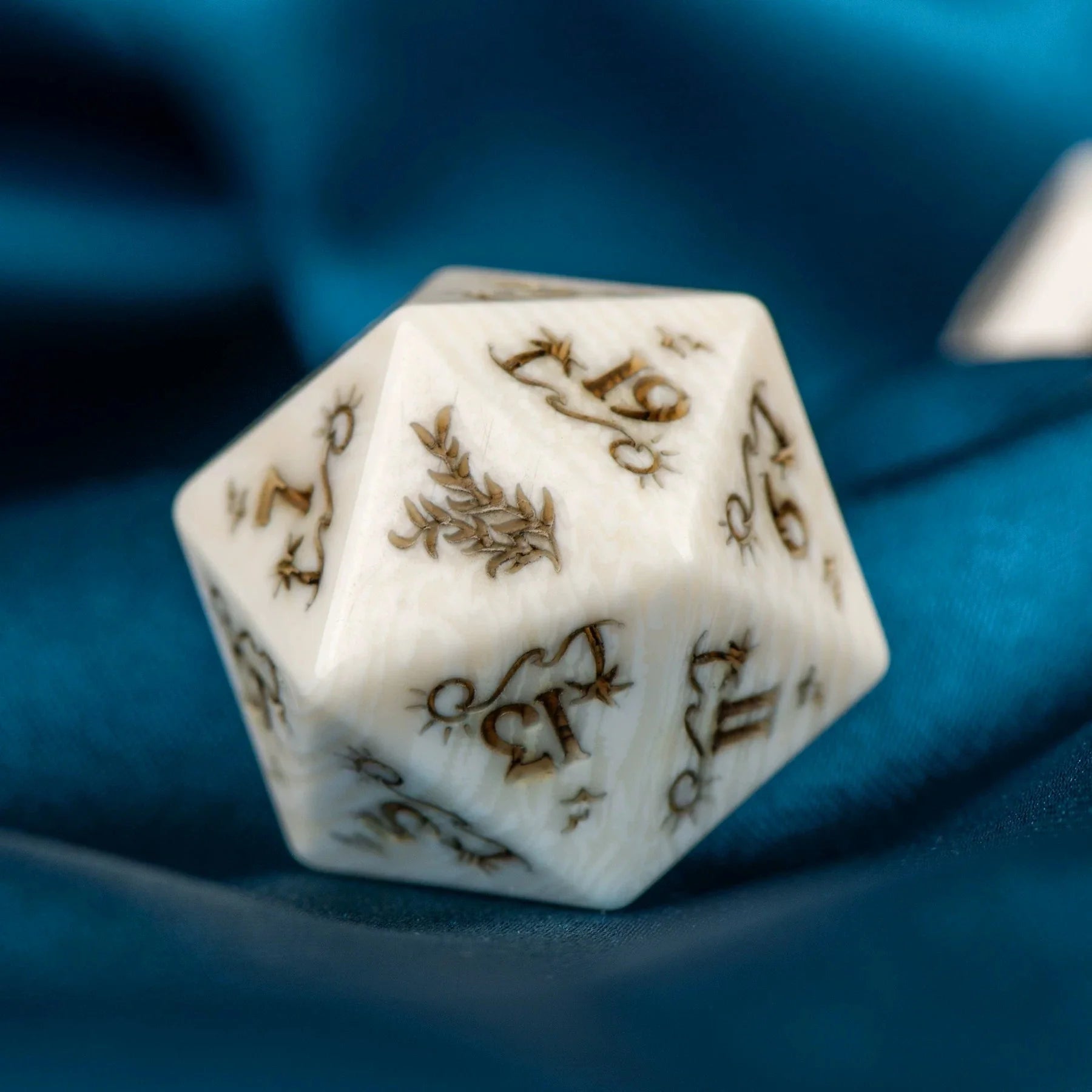 When a Whale Falls, Life Awakens — Natural Whale Bone Dice Set (Limited Edition)