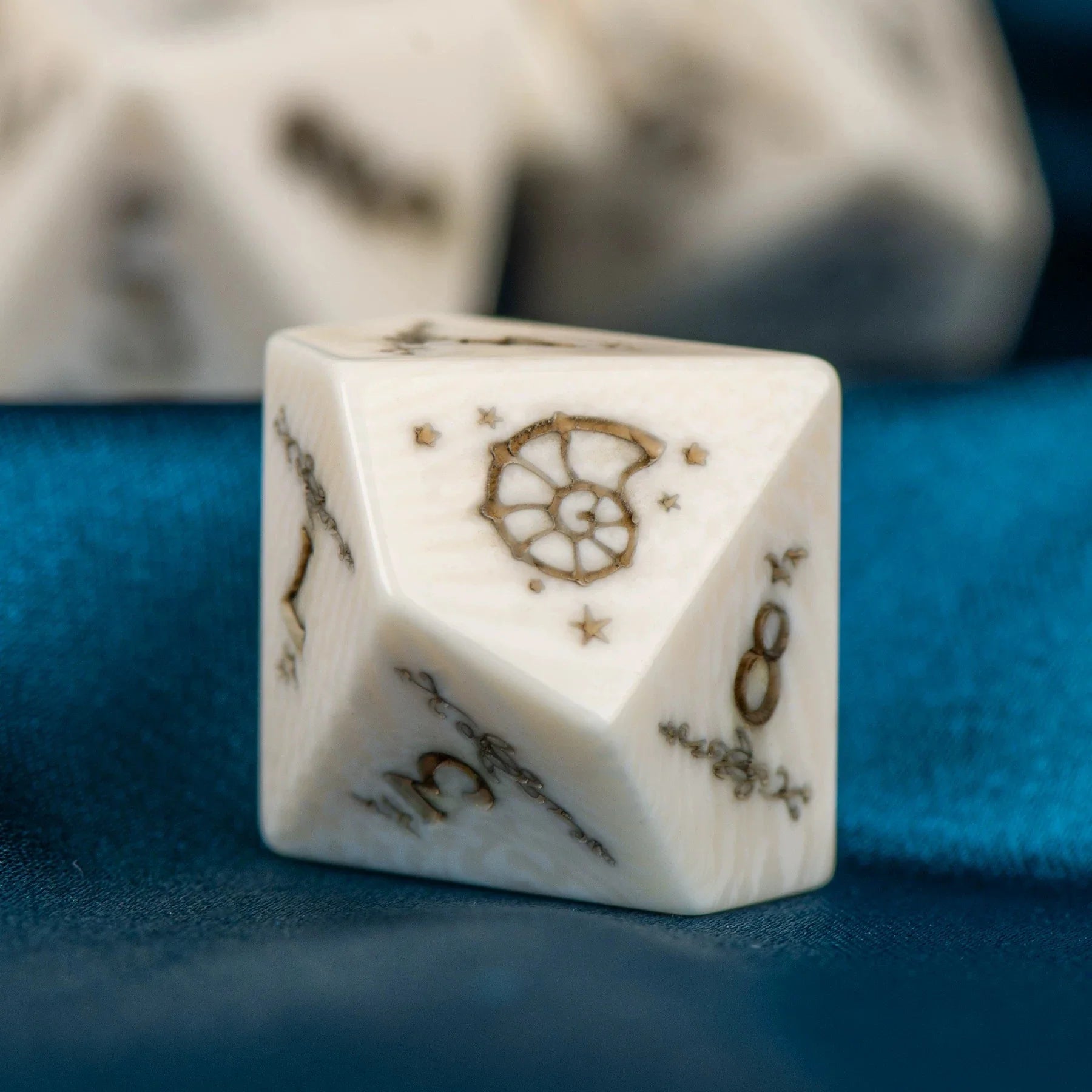 When a Whale Falls, Life Awakens — Natural Whale Bone Dice Set (Limited Edition)
