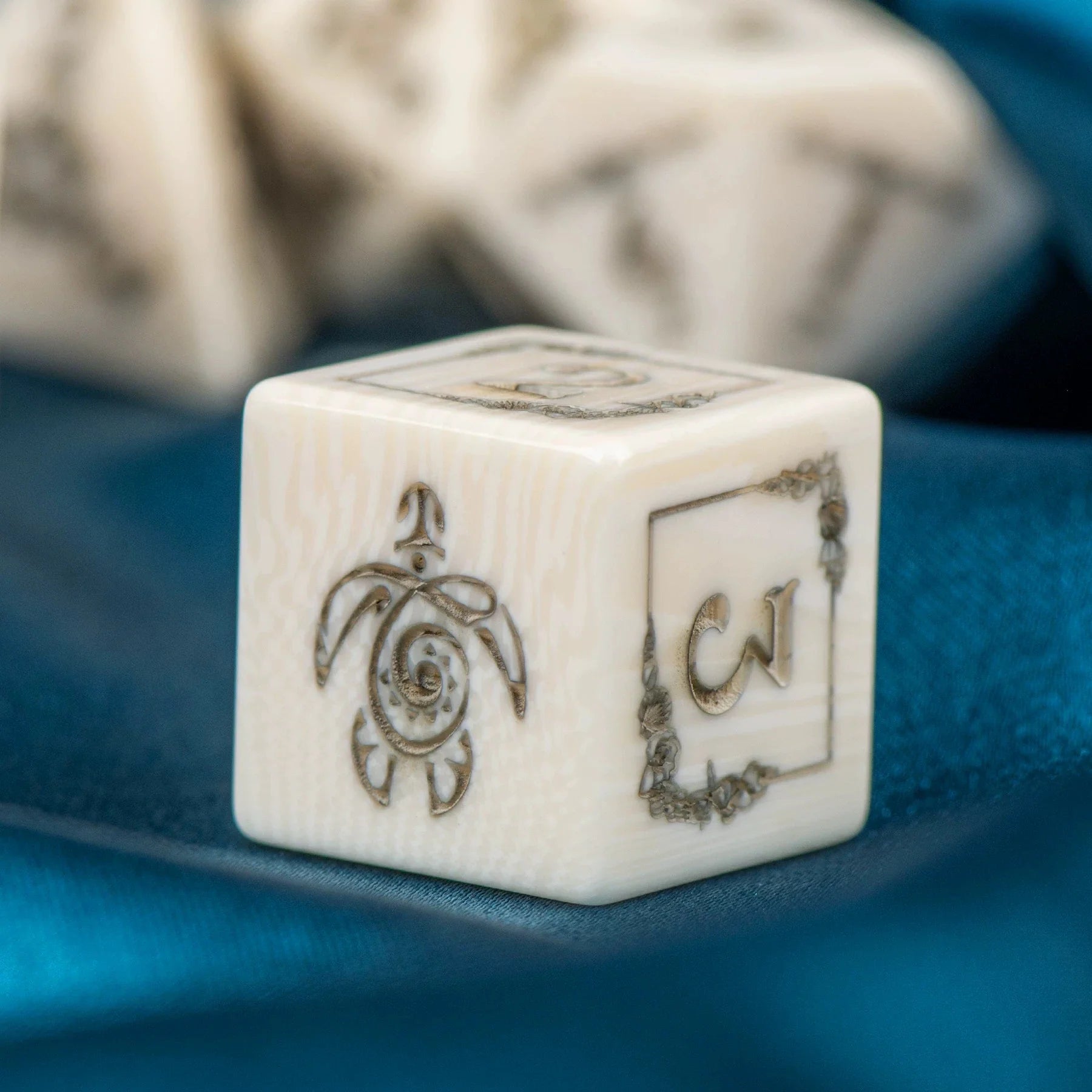 When a Whale Falls, Life Awakens — Natural Whale Bone Dice Set (Limited Edition)