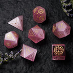 Celestial Palace · Glow of Love · Pink Cat’s Eye Dice Set