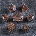 Battle-Worn Classic Aged Copper Dice Set