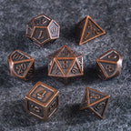 Battle-Worn Classic Aged Copper Dice Set