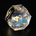 Black Mist Sand Resin Dice Set