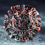 Bloodthirsty Bat Hollowed Metal Dice Set