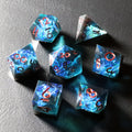 Core of Ice Holographic Resin Dice Set