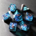 Core of Ice Holographic Resin Dice Set