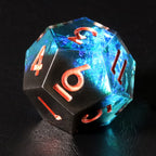 Core of Ice Holographic Resin Dice Set
