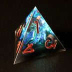 Core of Ice Holographic Resin Dice Set