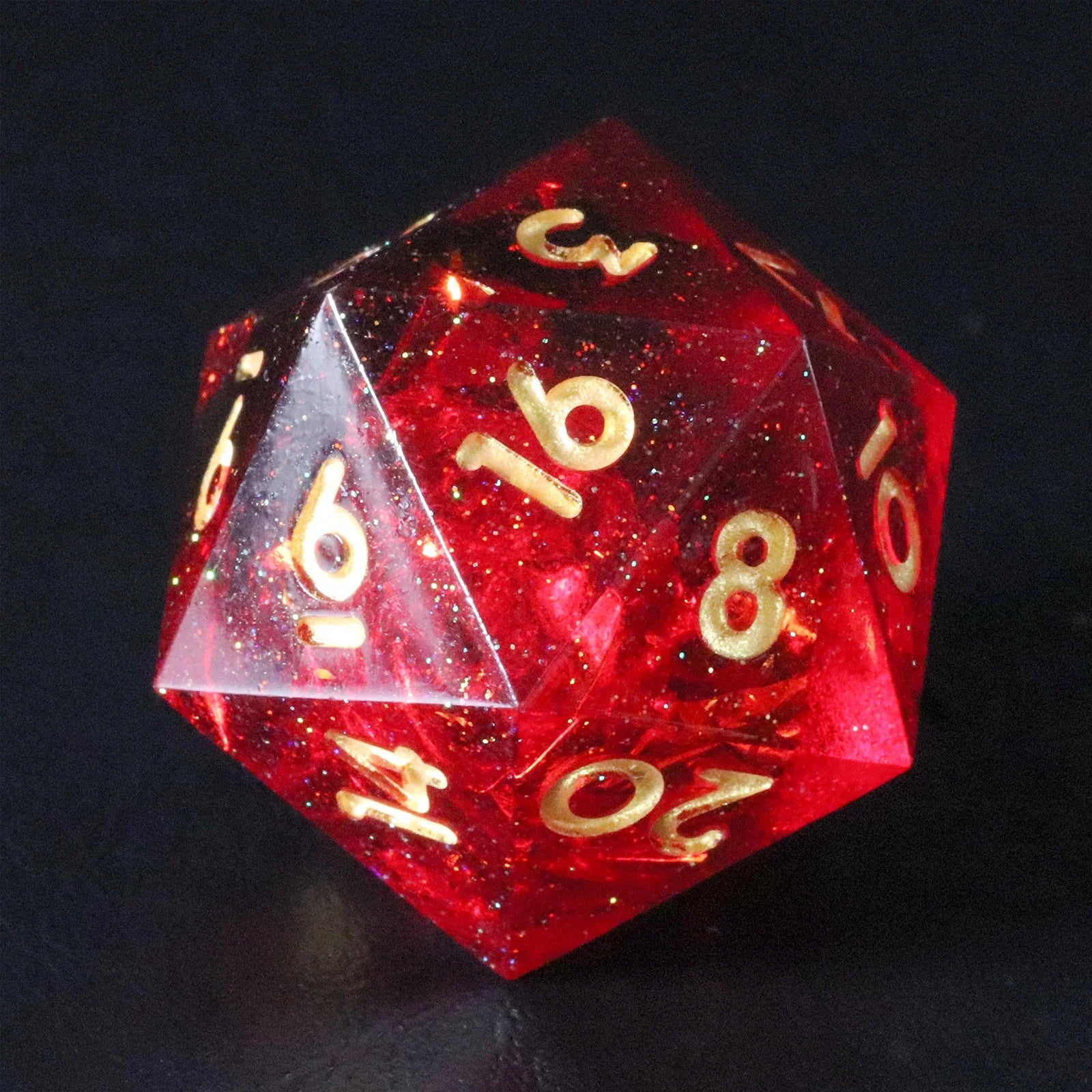 Crimson Witch Resin Dice Set