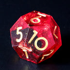 Crimson Witch Resin Dice Set