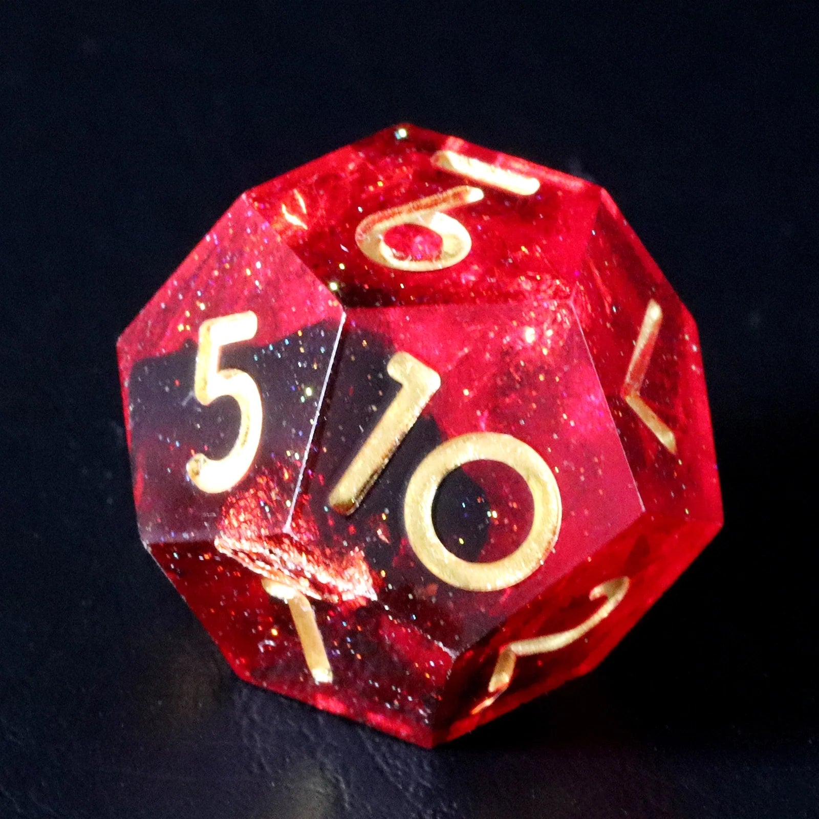 Crimson Witch Resin Dice Set