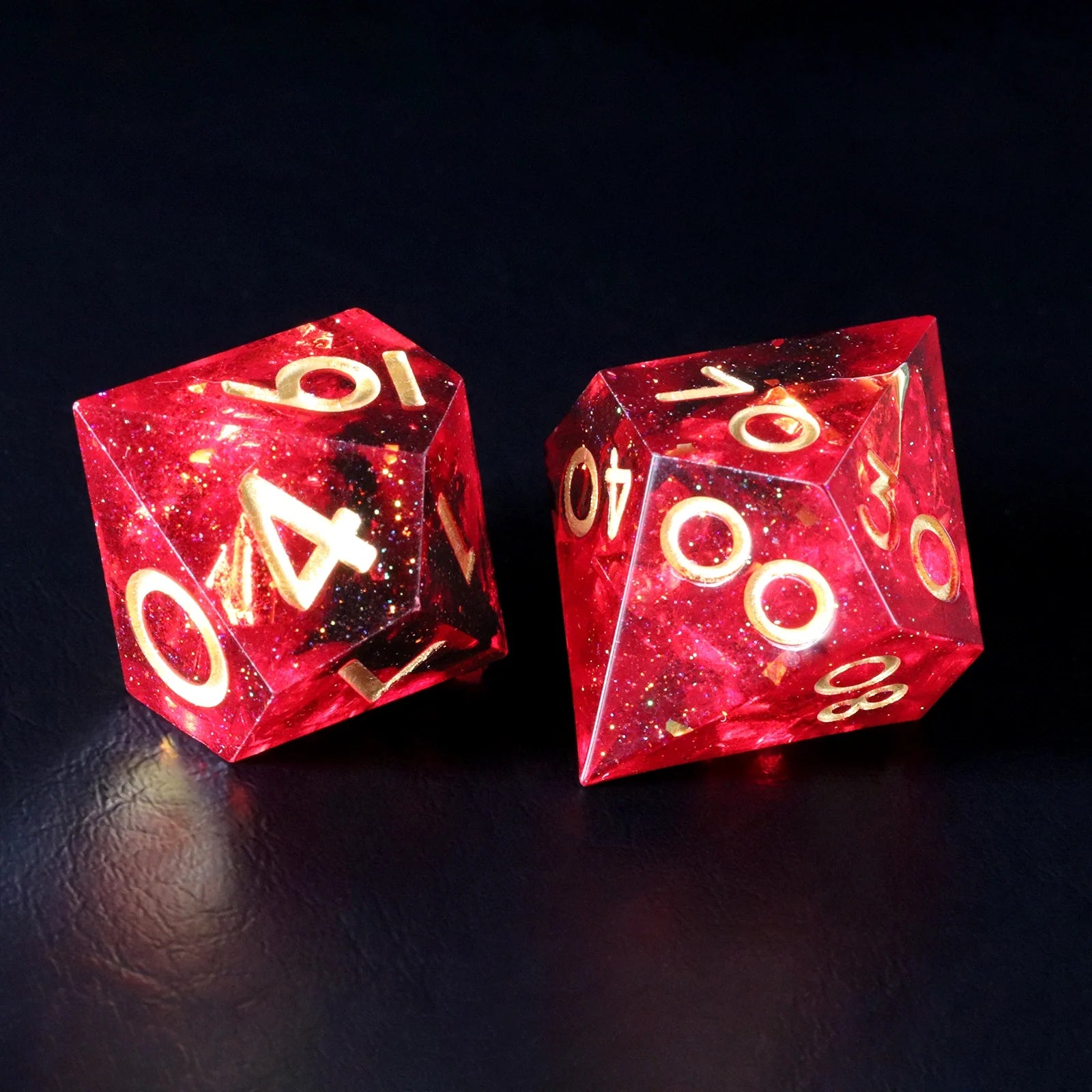 Crimson Witch Resin Dice Set