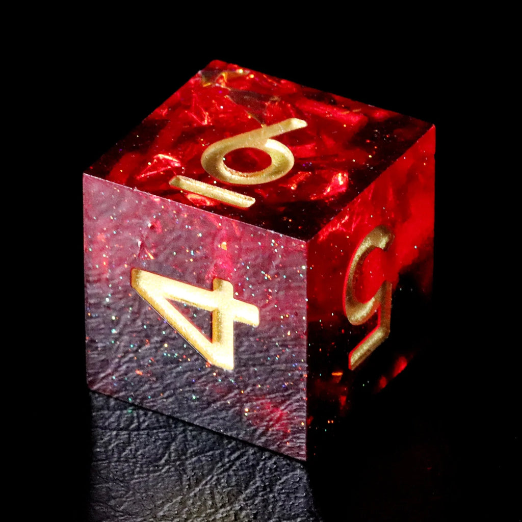 Crimson Witch Resin Dice Set