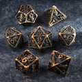 Cthulhu Gold Hollowed Metal Dice