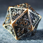 Cthulhu Gold Hollowed Metal Dice