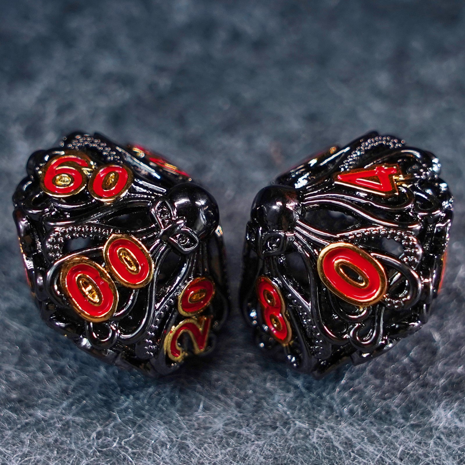Cthulhu’s Tentacle Hollowed Metal Dice Set