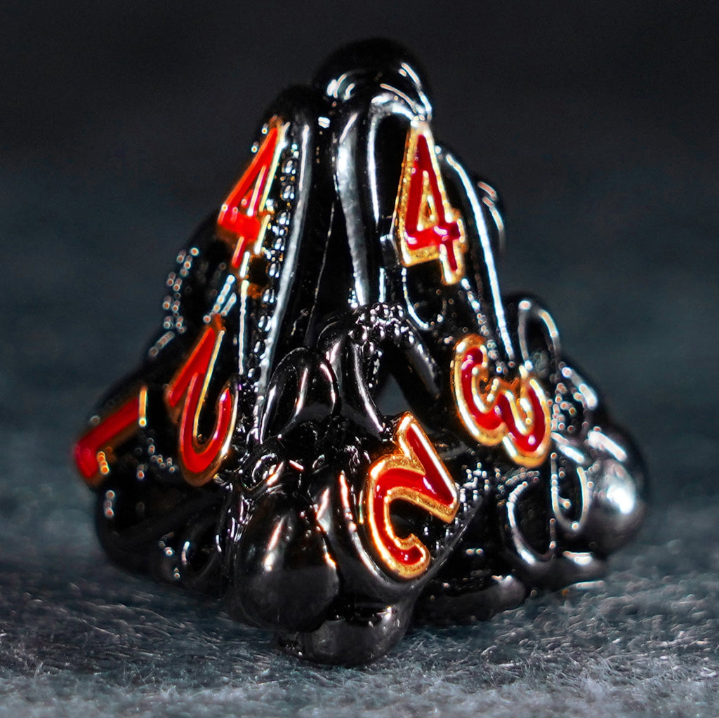 Cthulhu’s Tentacle Hollowed Metal Dice Set