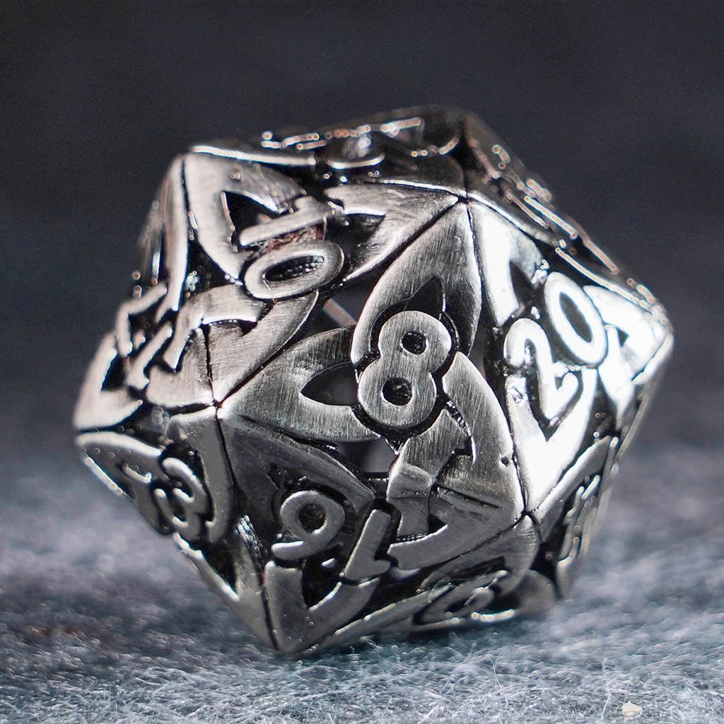 Darkin Shackles Hollowed Metal Dice Set
