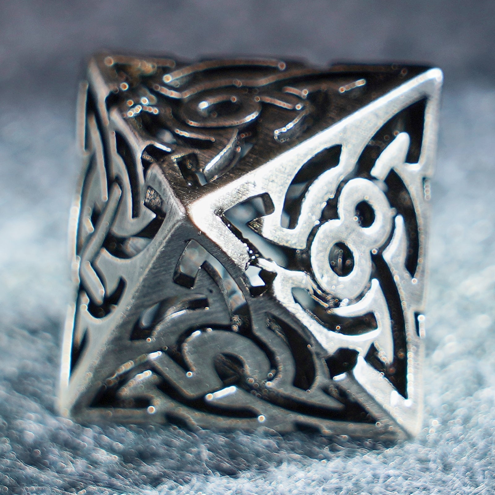 Darkin Shackles Hollowed Metal Dice Set