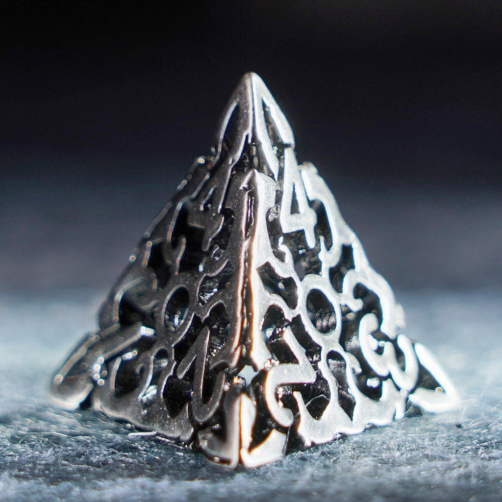 Darkin Shackles Hollowed Metal Dice Set