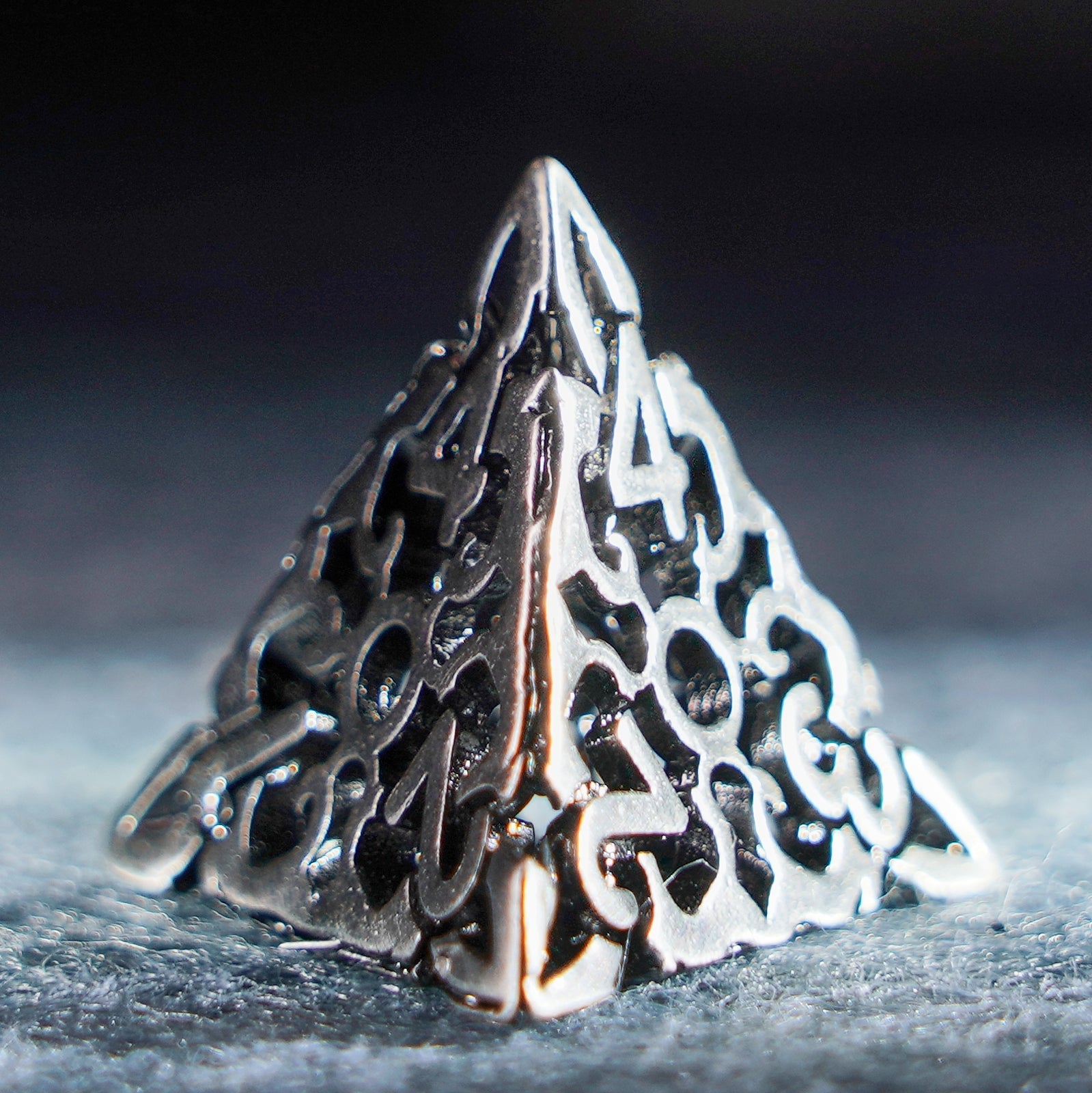 Darkin Shackles Hollowed Metal Dice Set