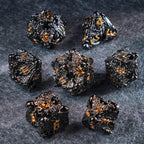 Deathwing Hollowed Black Metal Dice