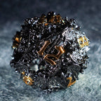 Deathwing Hollowed Black Metal Dice