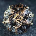 Deathwing Hollowed Metal Dice