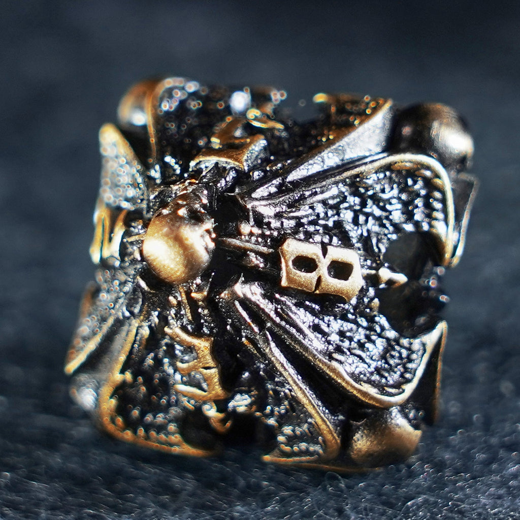 Deathwing Hollowed Metal Dice