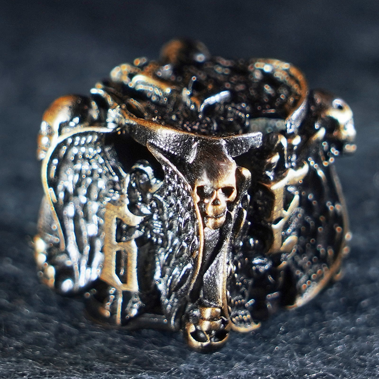 Deathwing Hollowed Metal Dice