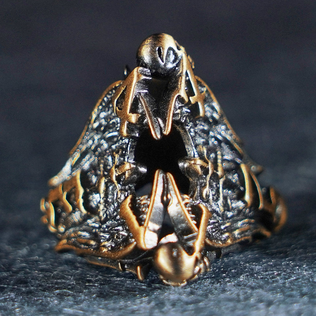 Deathwing Hollowed Metal Dice