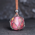 D20 Dice Pendant Necklace