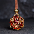 D20 Dice Pendant Necklace