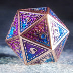 Dragon Scale Solid Colored Copper Dice Set